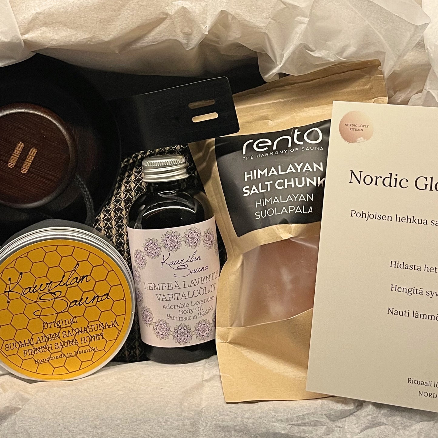 TO THE SAUNA – Nordic Glow Ritual - Northern glow in the warmth of the sauna
